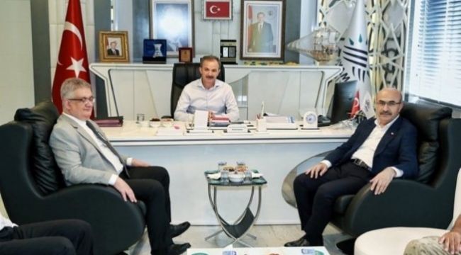 Adana Valisi Demirtaş, Başkan Kılınç ile bir araya geldi