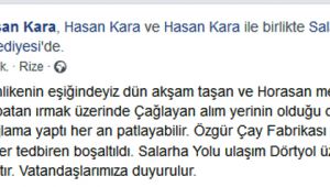 Rize’de Büyük Tehlike! Dağ Koptu Geliyor, Çevre Boşaltıldı