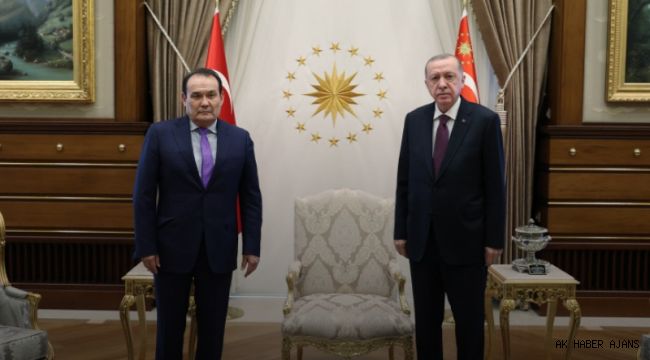 Cumhurbaşkanı Erdoğan, Türk Konseyi Genel Sekreteri Amreyev’i kabul etti