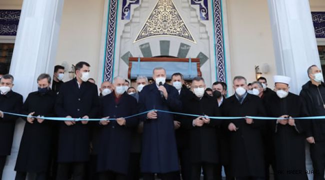 Cumhurbaşkanı Erdoğan, Prof. Dr. Osman Öztürk İncirli Bostan Camii’nin açılış törenine katıldı