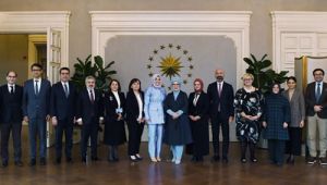 Emine Erdoğan, Afrika Kültür Evi Yönetim Kurulu üyelerini kabul etti