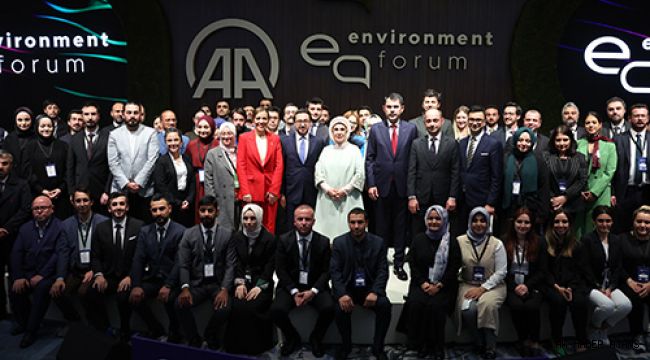 Emine Erdoğan, Anadolu Ajansı Çevre Forumu’na katıldı