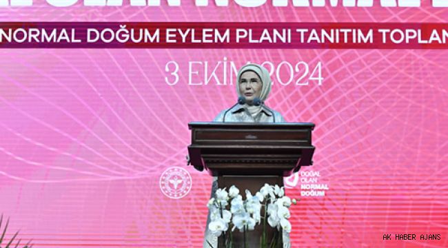 Emine Erdoğan, Normal Doğum Eylem Planı Tanıtım Toplantısı'na katıldı